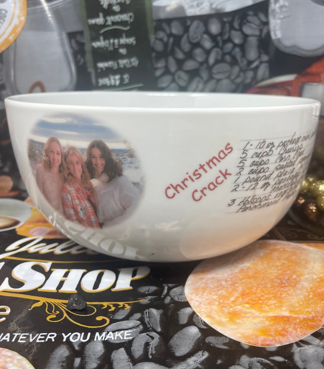 Mixing Bowl Personalizedhandwritten Large Mixing Bowl Etsy