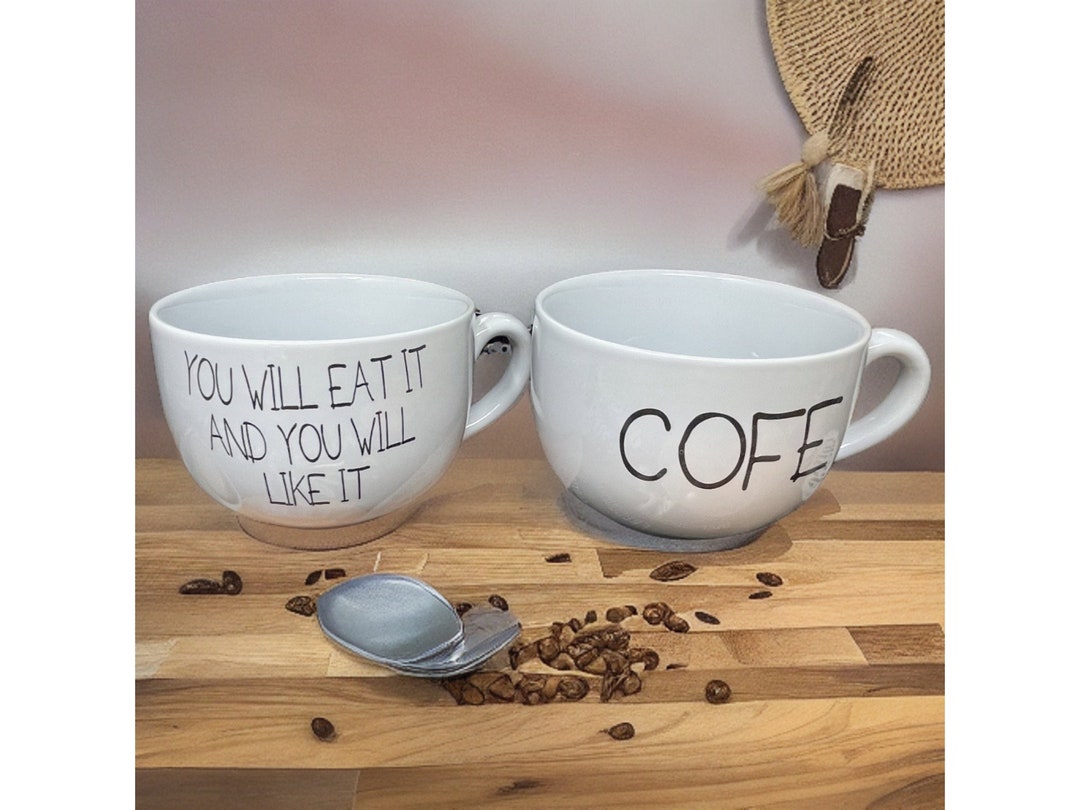 Mug Personalized, Jumbo Mug 24 Ounces, Versatile and Functional for Non