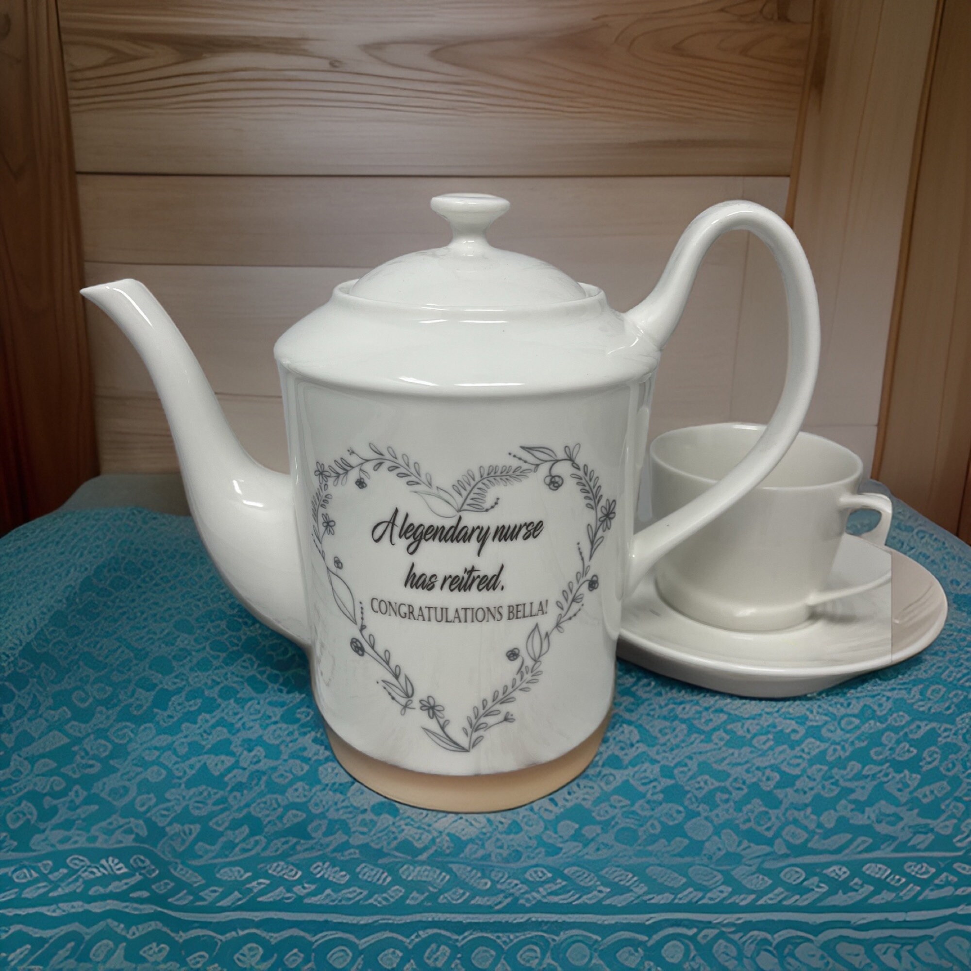 Teapot Personalized With Custom Photos and Names and Design, All Art ...
