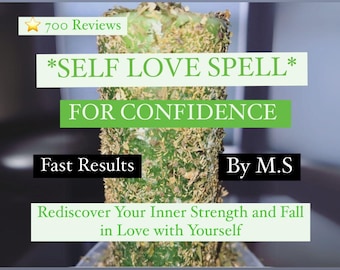 Strong Self Love Spell for Confidence, Emotional Healing, Inner Peace & Self-Esteem Boost, Empowerment and Self-Care