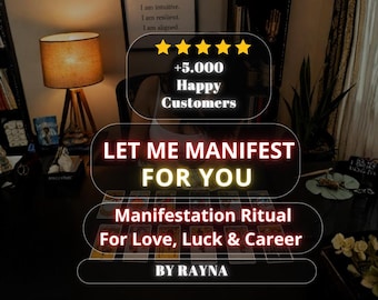 Let Me Manifest For You | Love, Luck, Career & Money Manifestation Ritual , Medium Reading, Psychic Reading