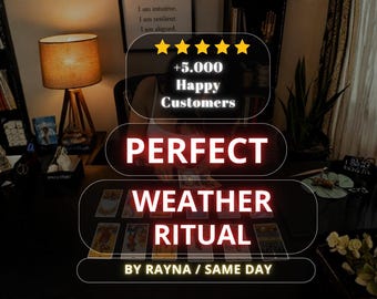 Good Weather Ritual | Personalized Wedding Blessing, Favorable Conditions & Clear Skies