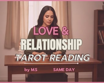 SAME DAY Love Tarot Reading, Accurate Soulmate Reading, Detailed Tarot Cards Reading, In-Depth Psychic Reading, Twin flame Reading