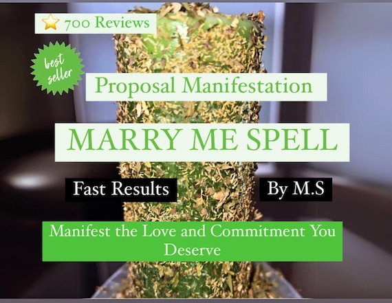 Powerful Marry Me Spell | Proposal & Marriage Spell | Love Spell | Obsession Spell for Commitment | Proposal Manifestation