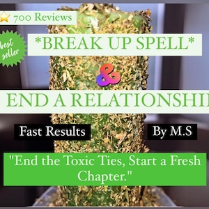 Powerful Break Up Spell | End a Relationship with Powerful Separation Spell Magic | Breakup Ritual for Couples Same Day Casting