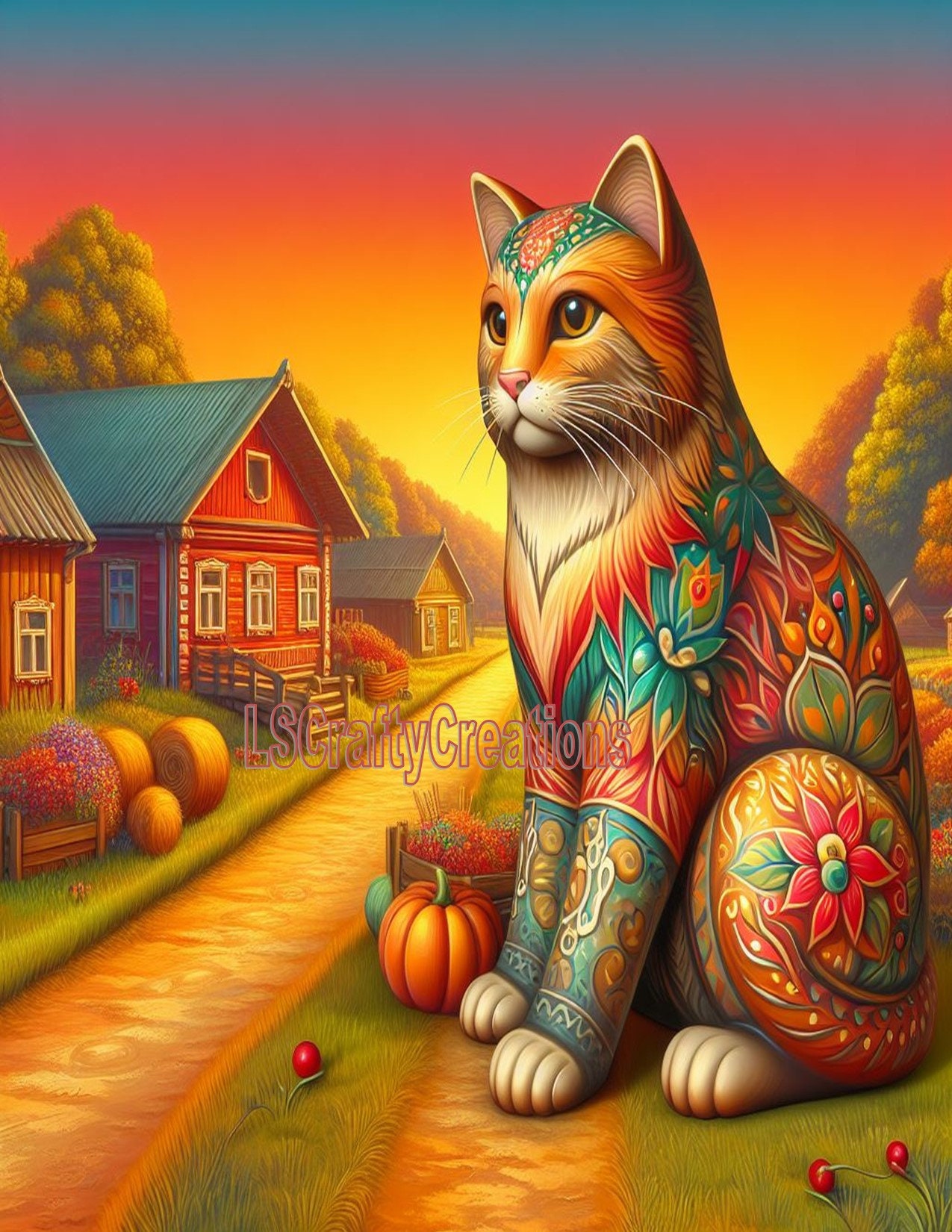 Sculptor Art, Cat Art, Digital Download, Printable Wall Art, Print 