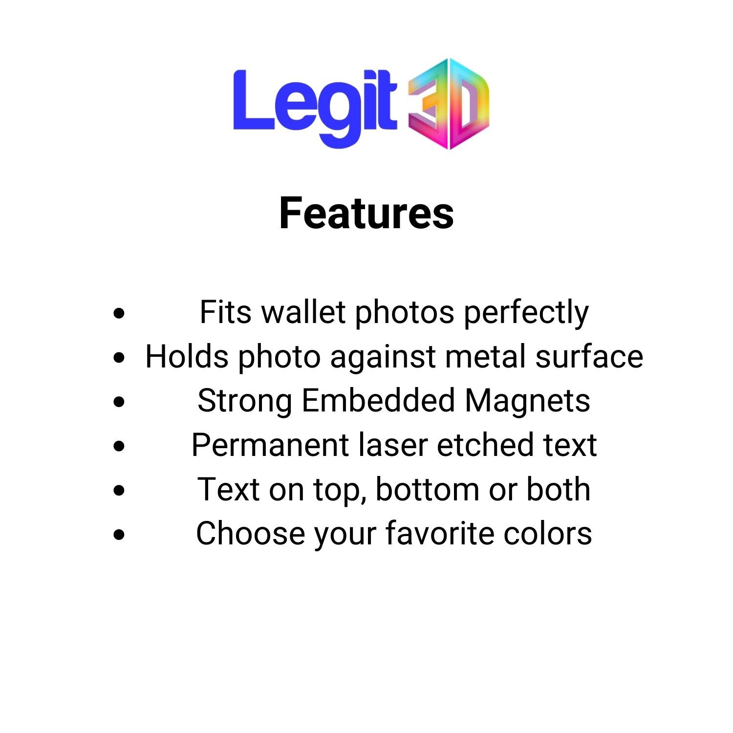 Personalized Picture Frame Wallet Size Photos Etsy