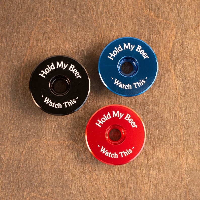 Custom Headset Cap for Bicycle With Laser Etched hold My Etsy