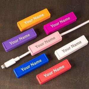 Snaptag Magnetic Personalized Charger Tag | Magnetic Base Included ...