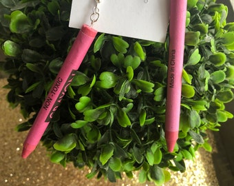 l Crayon Dangle Earrings l