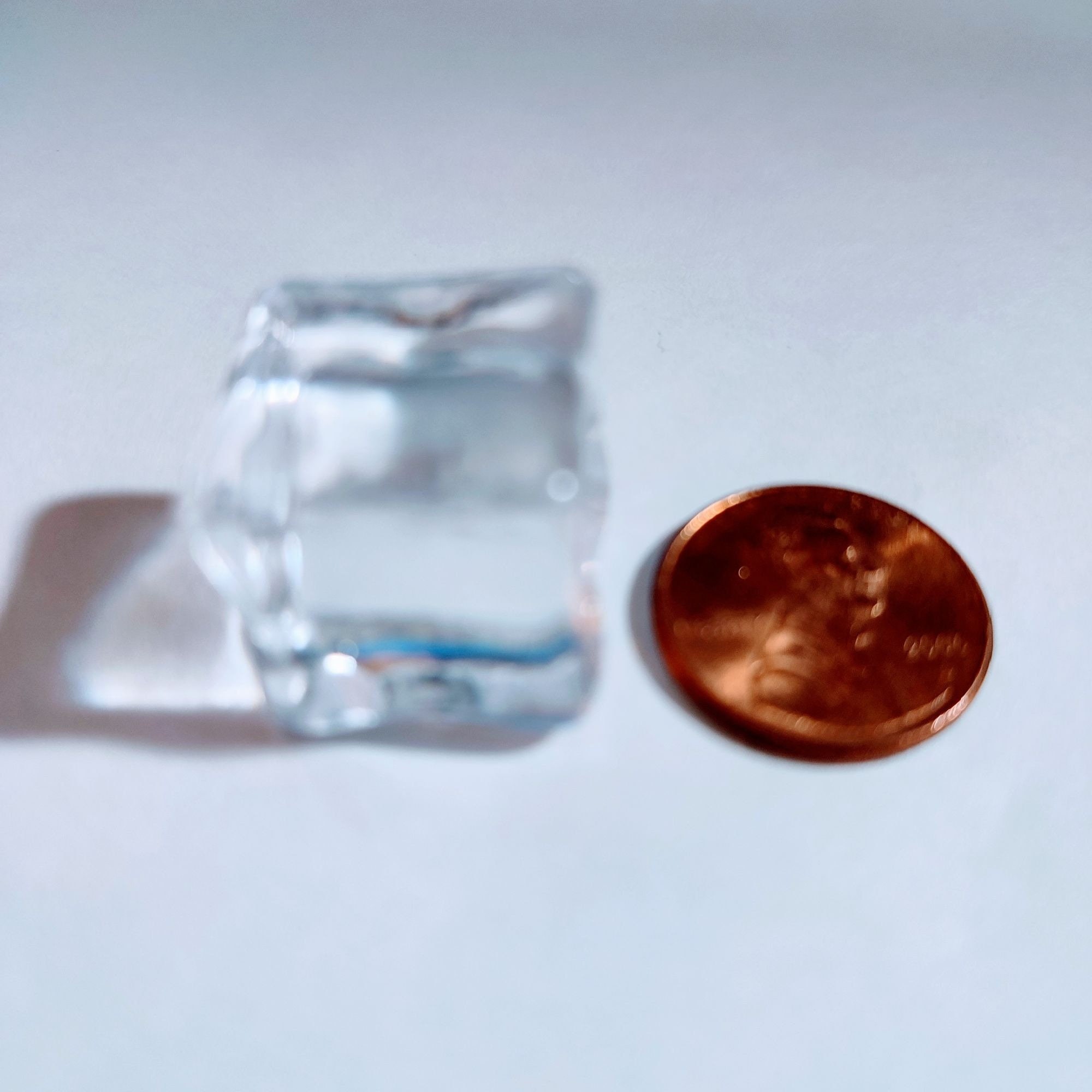 5pc 3D Acrylic Ice Cubes Realistic Fake Ice Cube Craft Supplies Snow