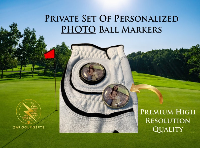 CUSTOM Golf Ball Markers Golfer Gift for Him Ball Markers Golf Gift for