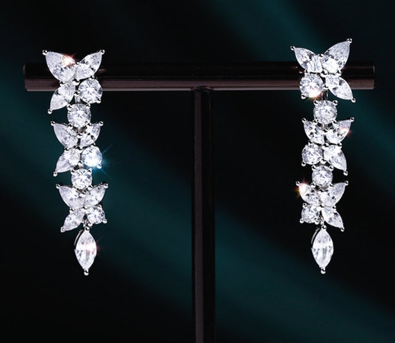 Stunning diamond deals earrings