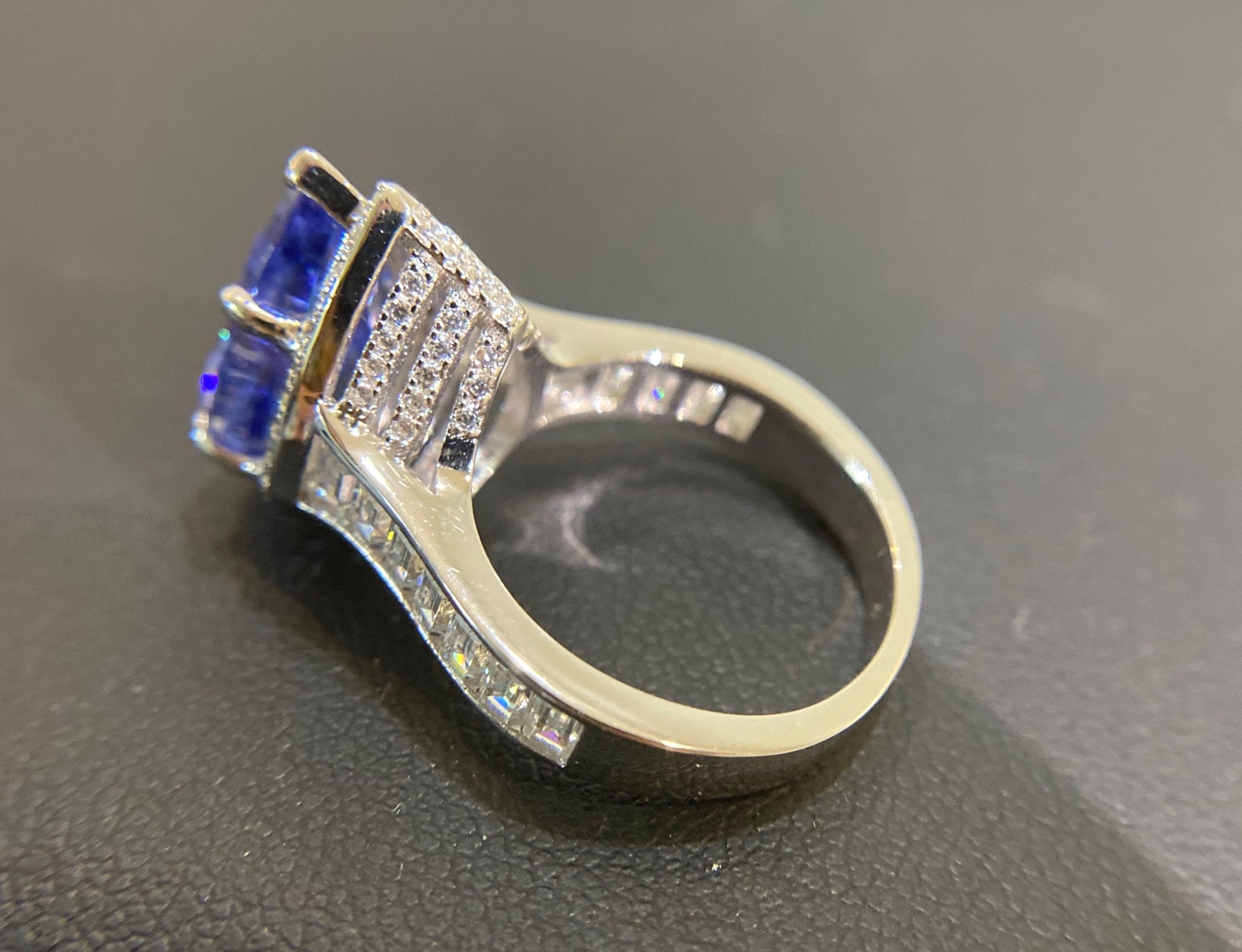 Rare 4.5 Carat Stunning High Quality Imitation Blue Diamond | Etsy