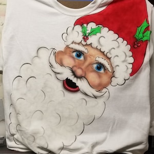 Airbrushed Santa Clause shirt