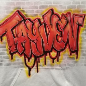 Airbrushed Graffiti Name