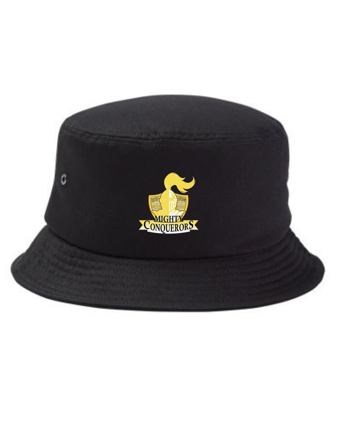 Mightyconquerors Bucket Hat Logo Etsy
