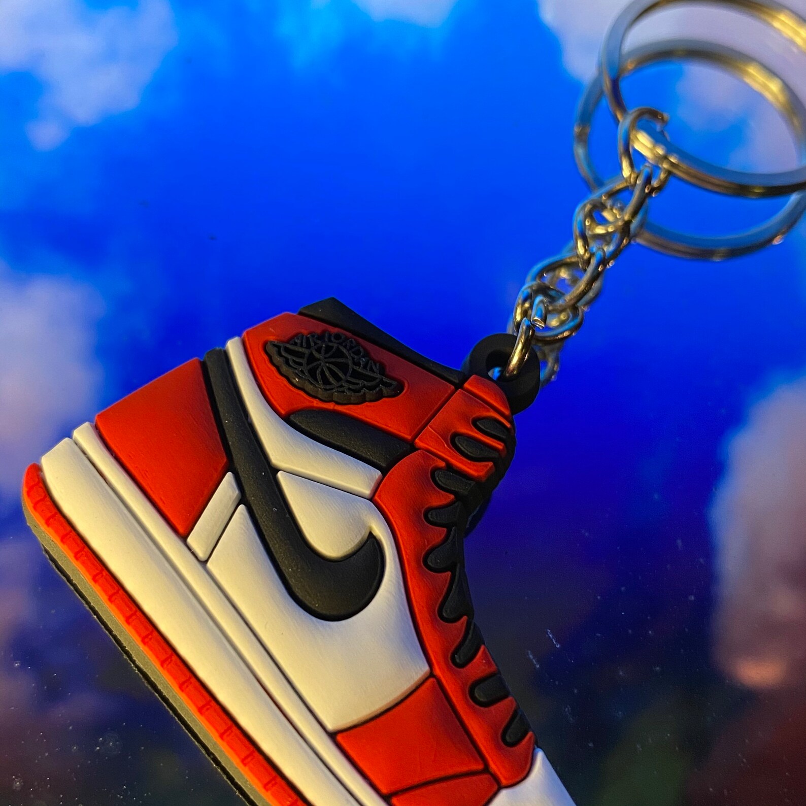 off white jordan 1 keychain