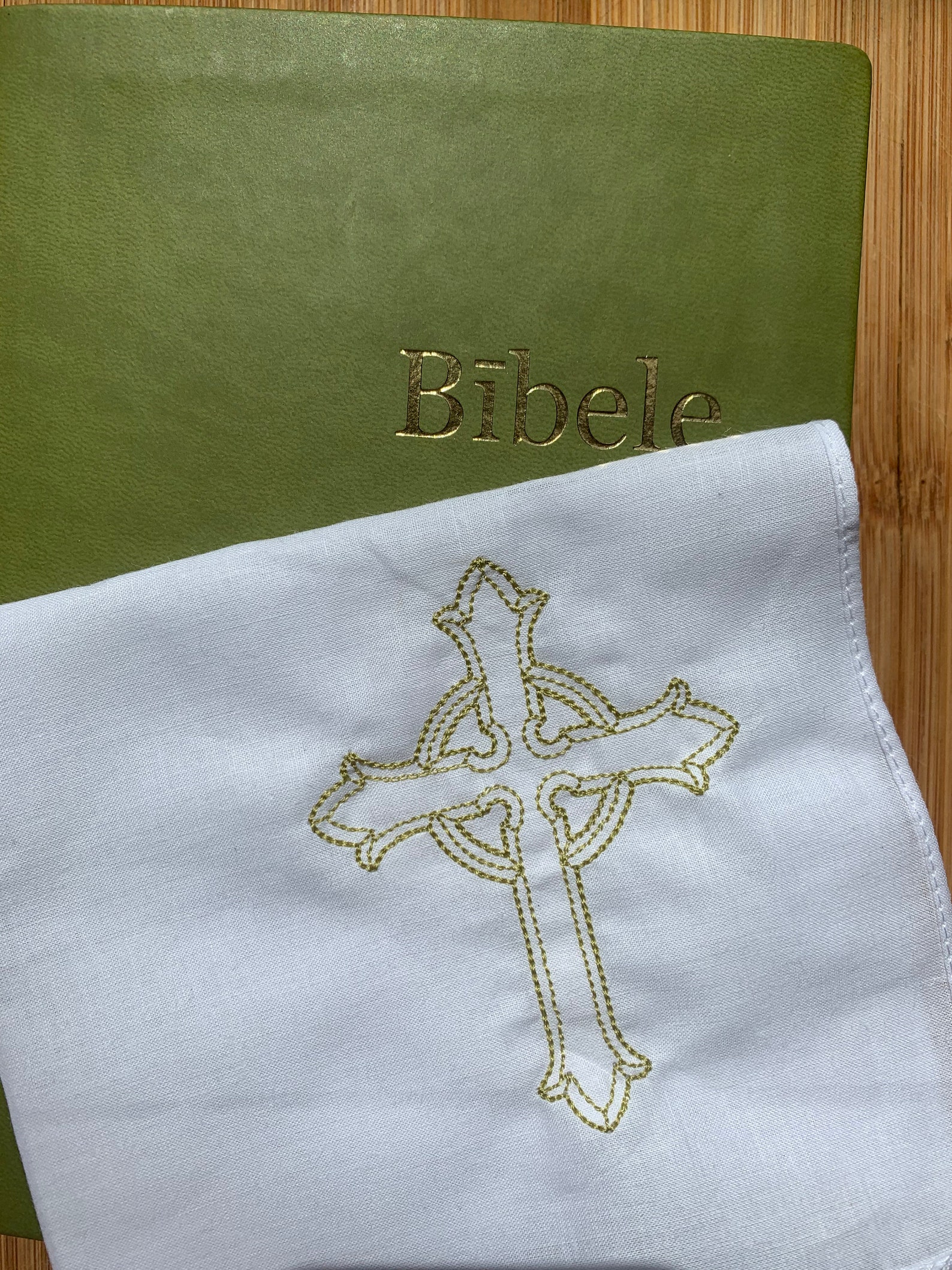 CROSS HANDKERCHIEF for Boy or Girl Christening Baptism Etsy