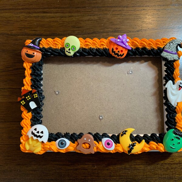 Marco de fotos de Halloween-Kawaii hecho a mano