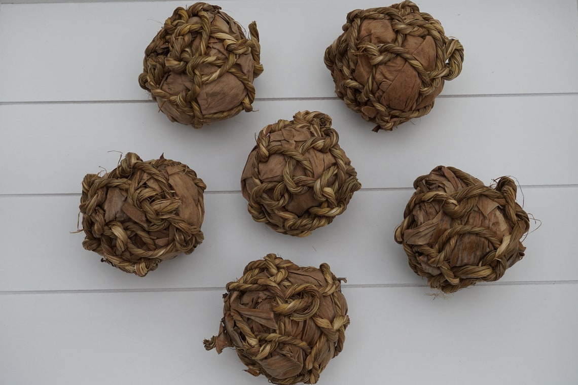 Banana Leaf Ball Toy for Bunnies Boredom Breaker Natural Etsy UK