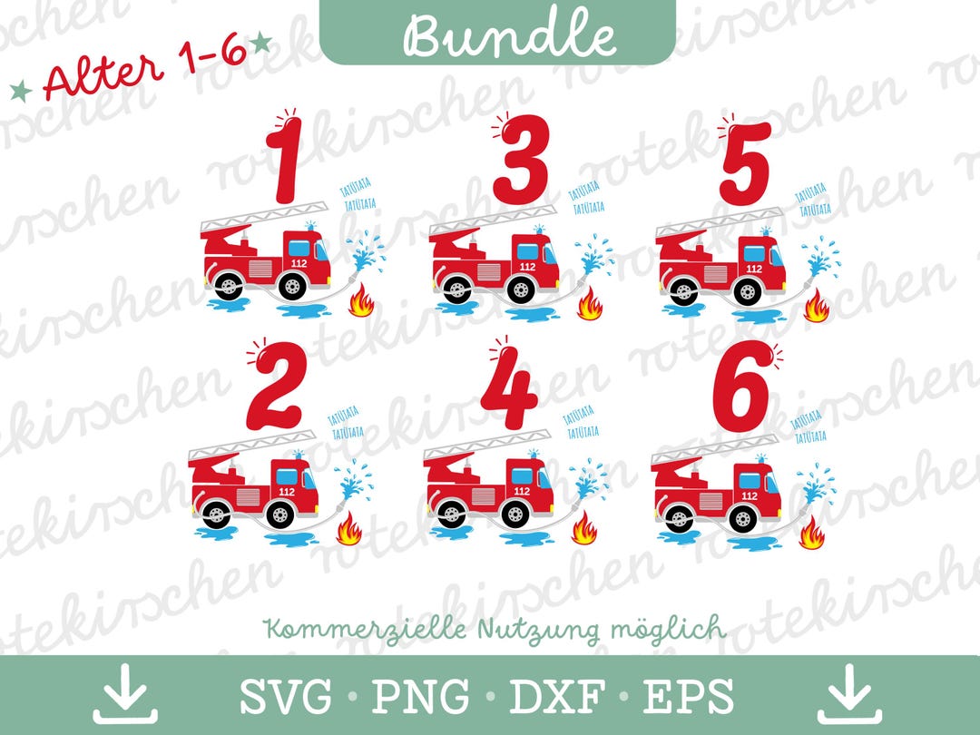Fire Target Plotter Birthday Bundle FIRE DEPARTMENT, Fire Truck | Plotter Files for ...