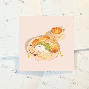 Breakfast Pancake Print | Food art print |