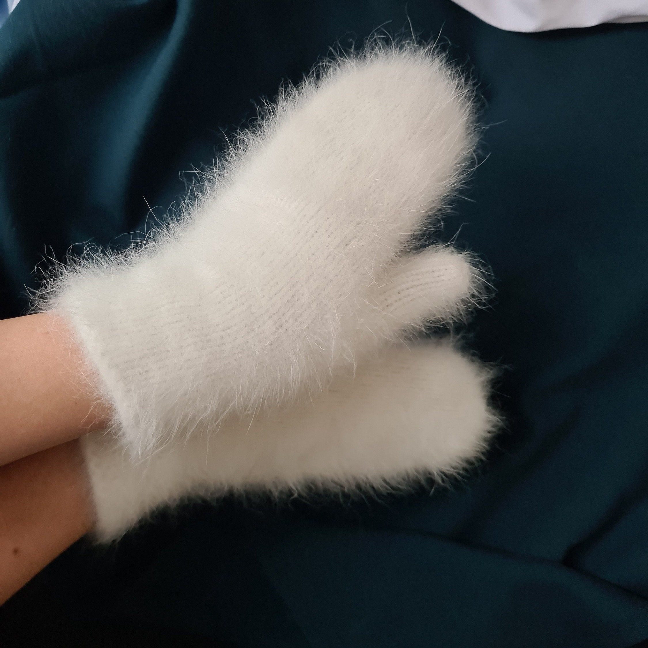 ★THETIS★ANGORA WOOL JEWEL GLOVES Angora Winter Gloves & Mittens for Women for sale | eBay