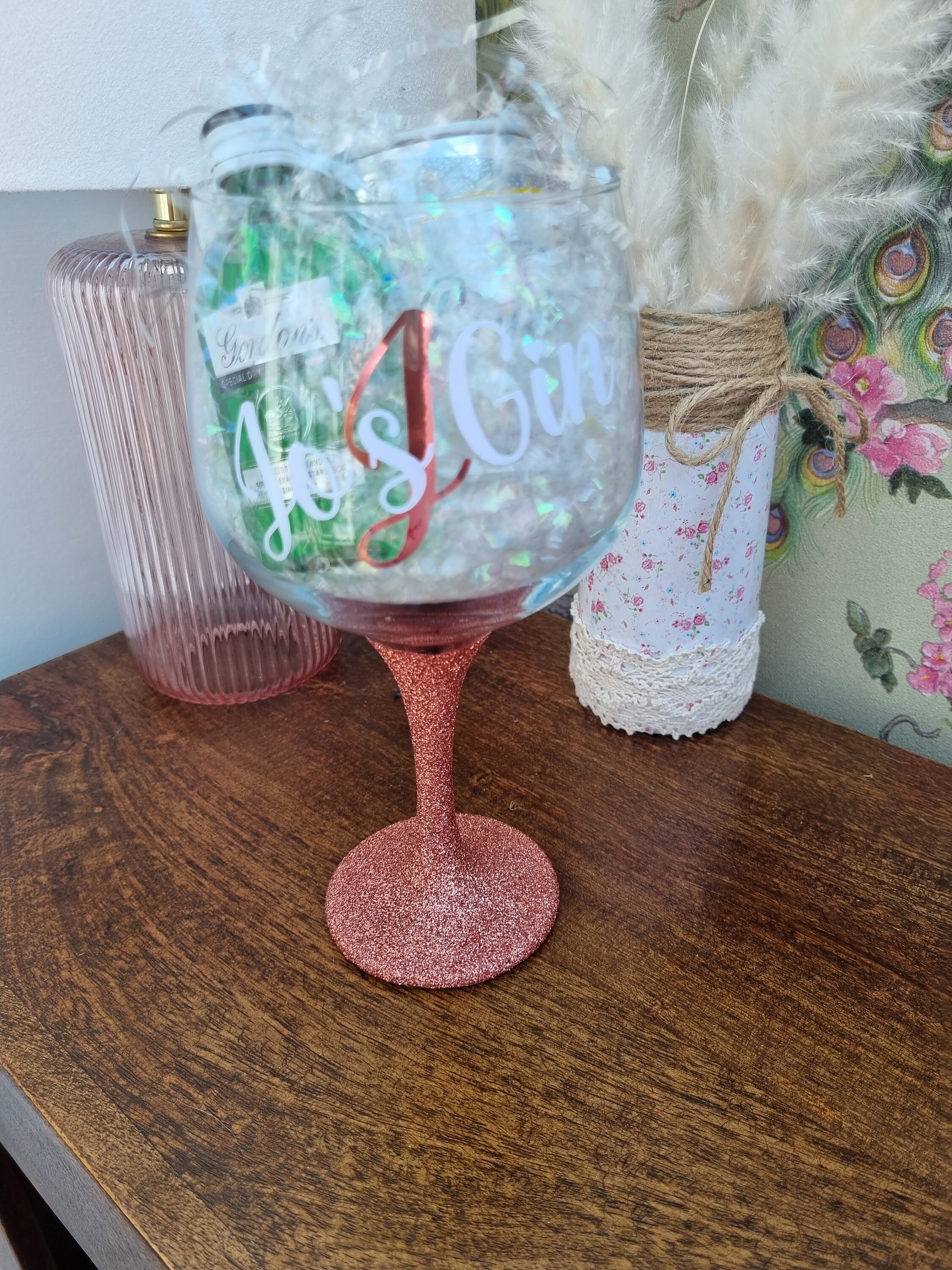 Personalised Gin glass set Etsy