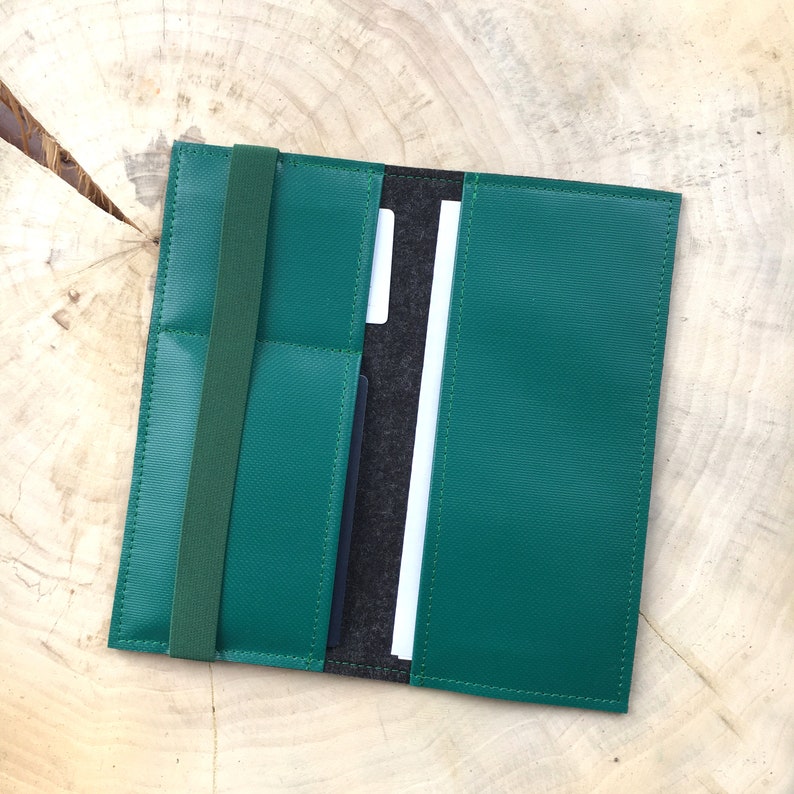 Travel Organizer Truck Tarpaul & Wool Felt Travel Case. Many Etsy