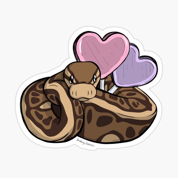 cute ball python with hat