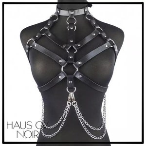 Shax - Club Suspender Goth Chain Harness