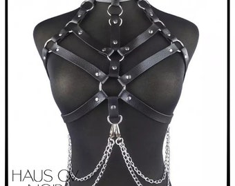 Shax - Club Suspender Goth Chain Harness