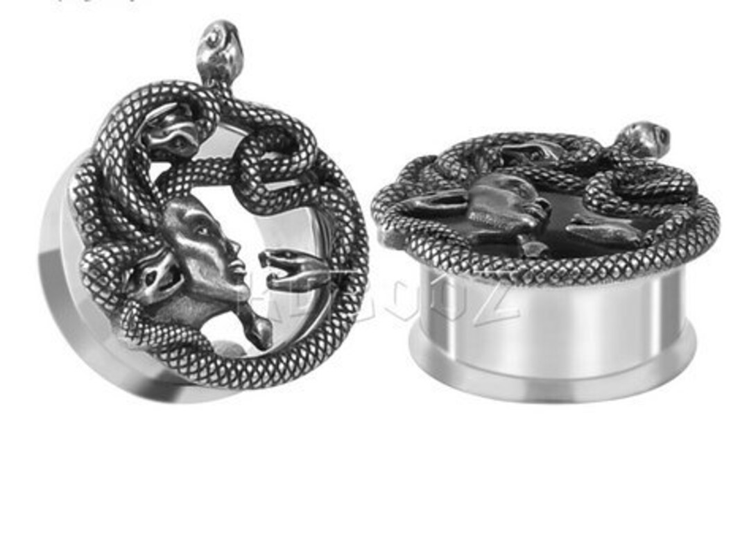 1 Piece 3 In 1 Stainless Steel Screwed Tunnel And Plug Double Flared - Foto 3