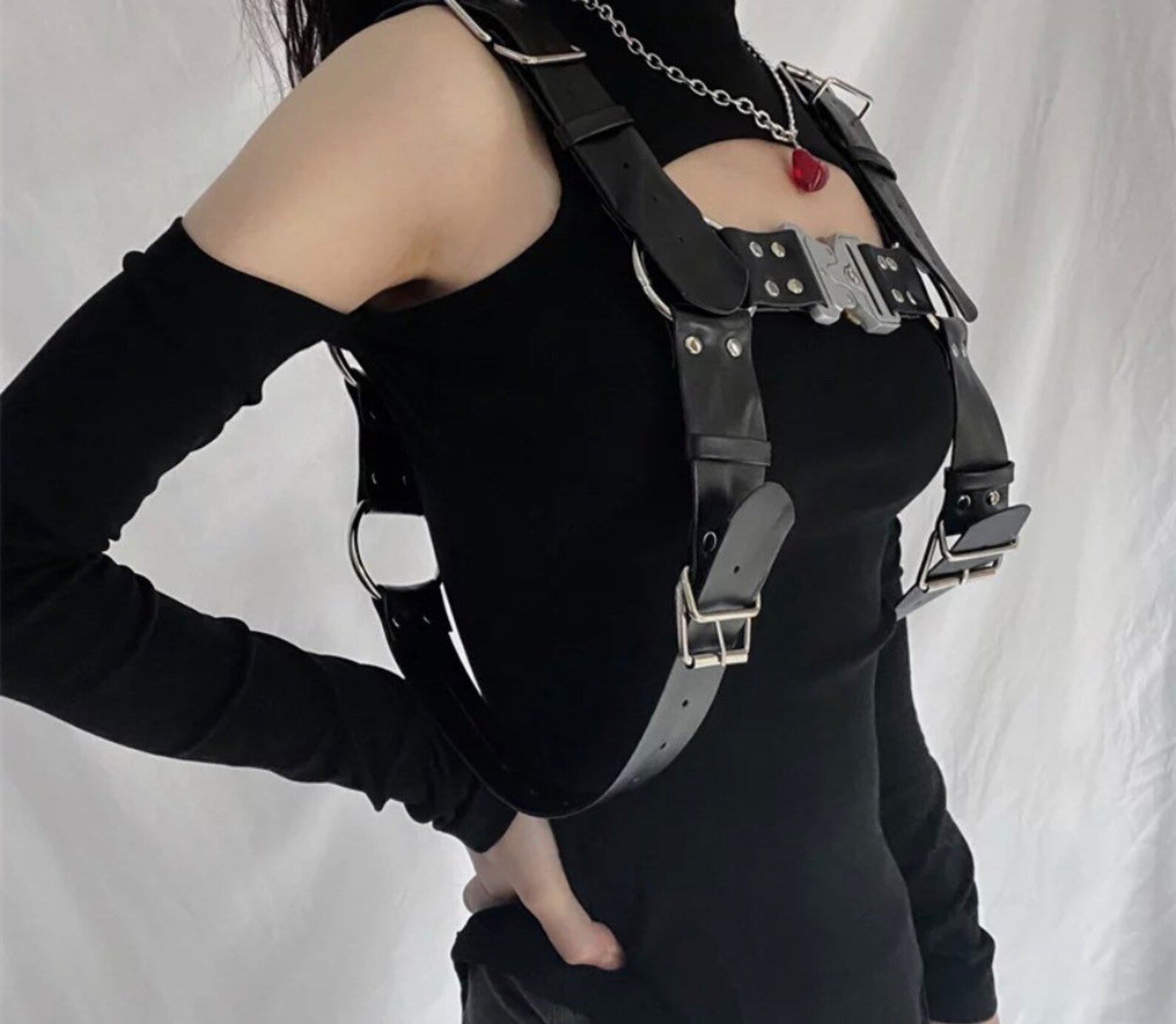 Garth Techwear Harness Darkwear Harness Chest Harness - Etsy Canada