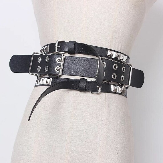 Belt with irregular buckle - Women