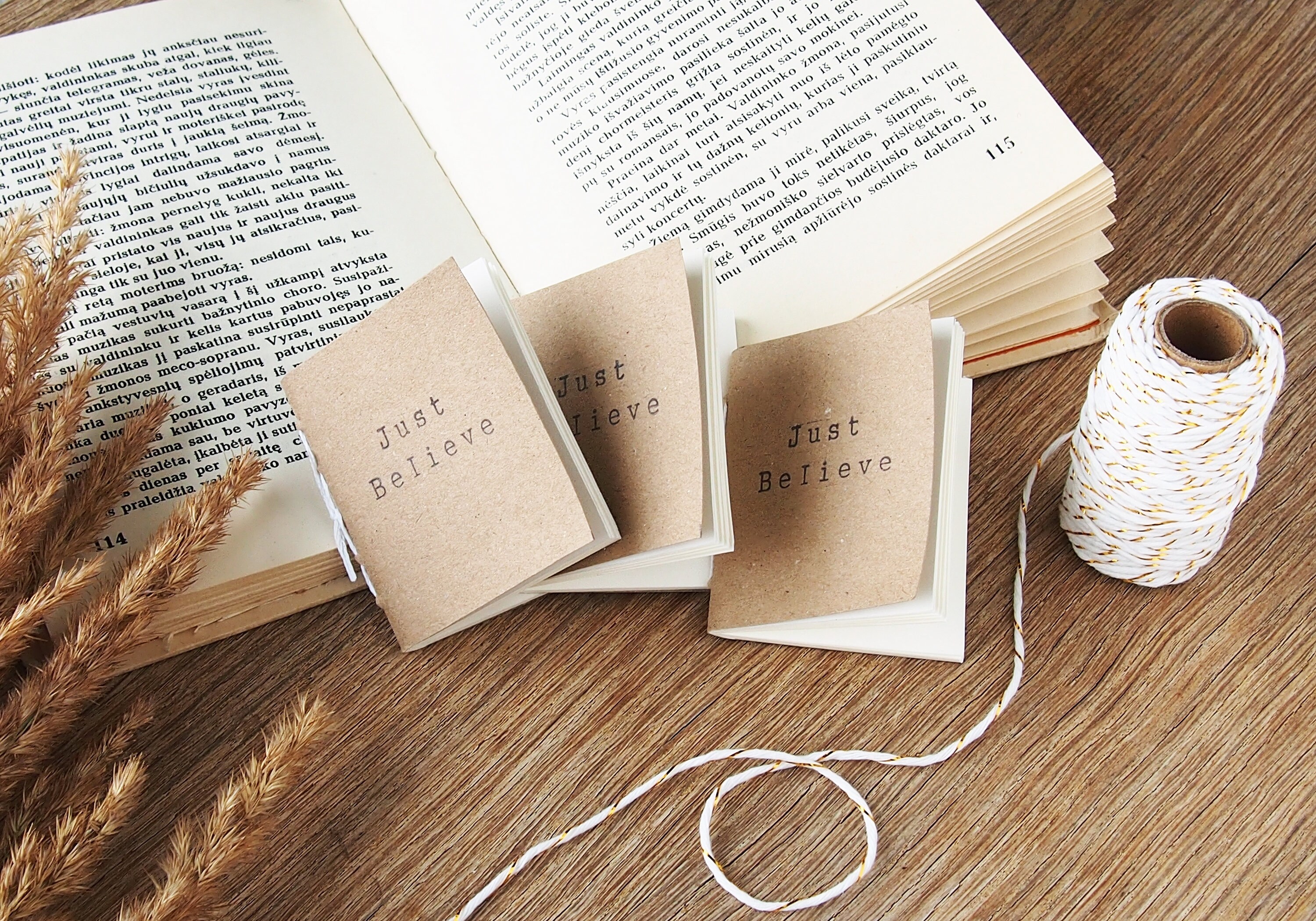 Just believe quote notebook set handmade bulk notebooks cute Etsy