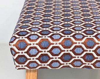 Woven copper Foot stool