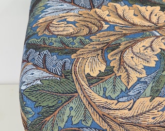 William Morris Foot stool blue