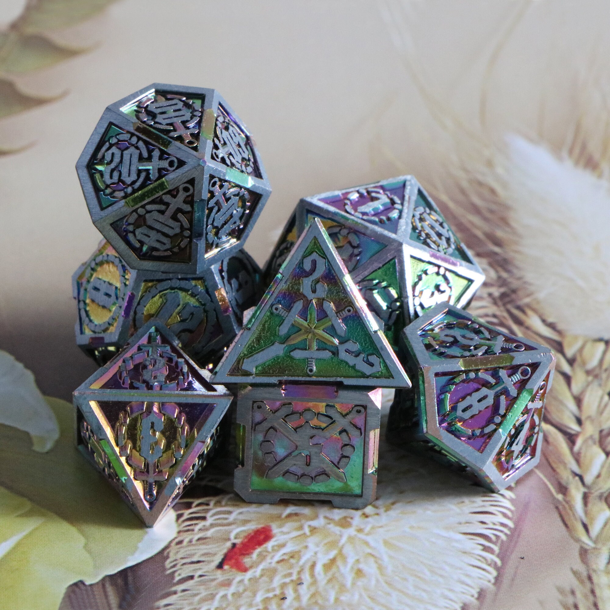 Sword DND Dice / Metal Dice / RPG Dice / D&D Dice / Dragon Etsy