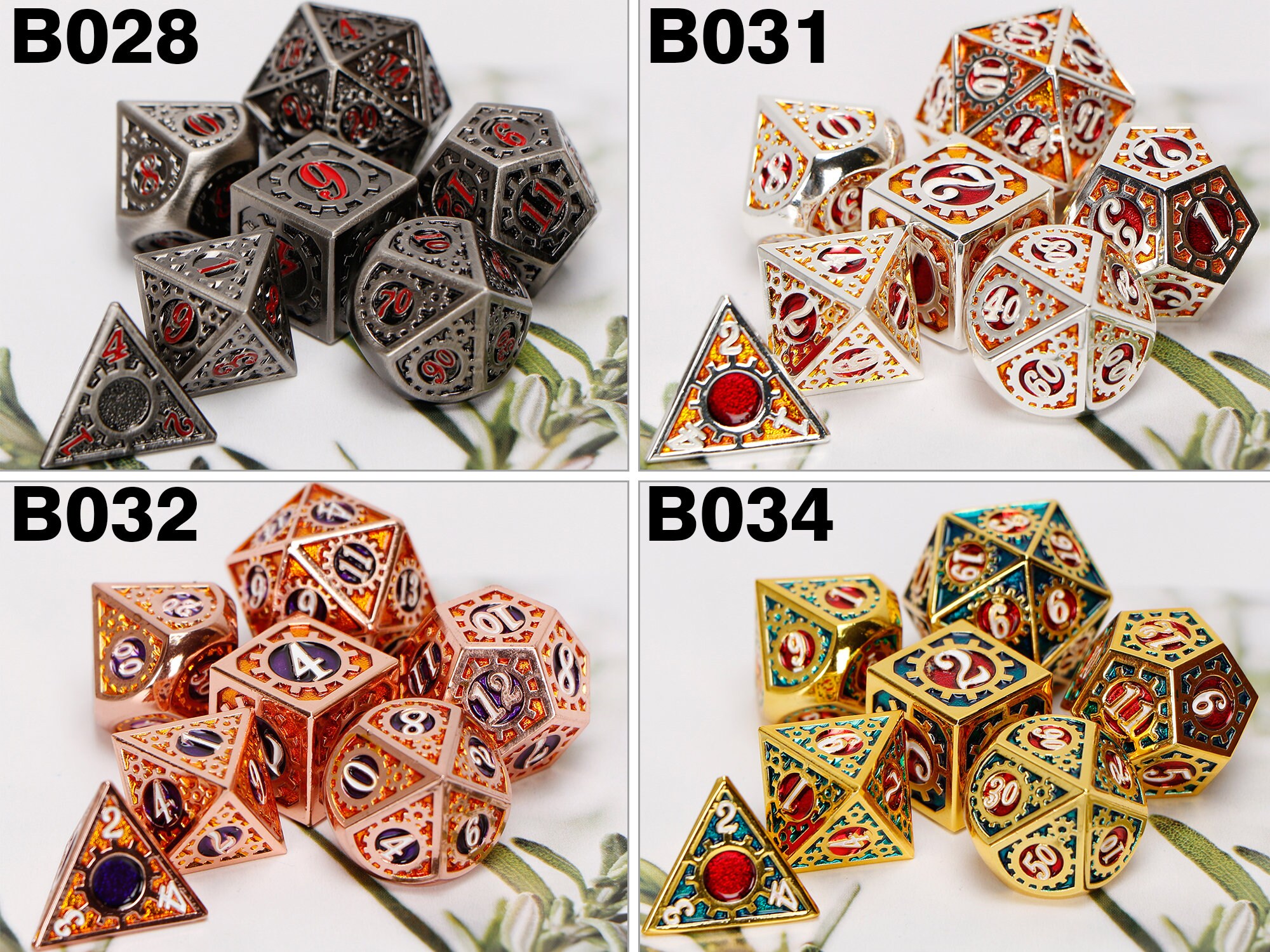 Dnd dice set metal / mtg dice / do something dice / d&d dice / Etsy