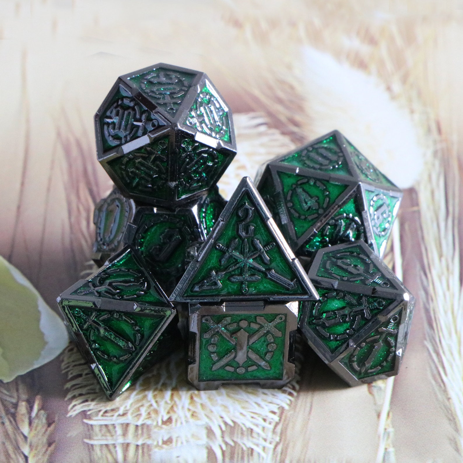 Sword DND Dice / Metal Dice / RPG Dice / D&D Dice / Dragon Etsy