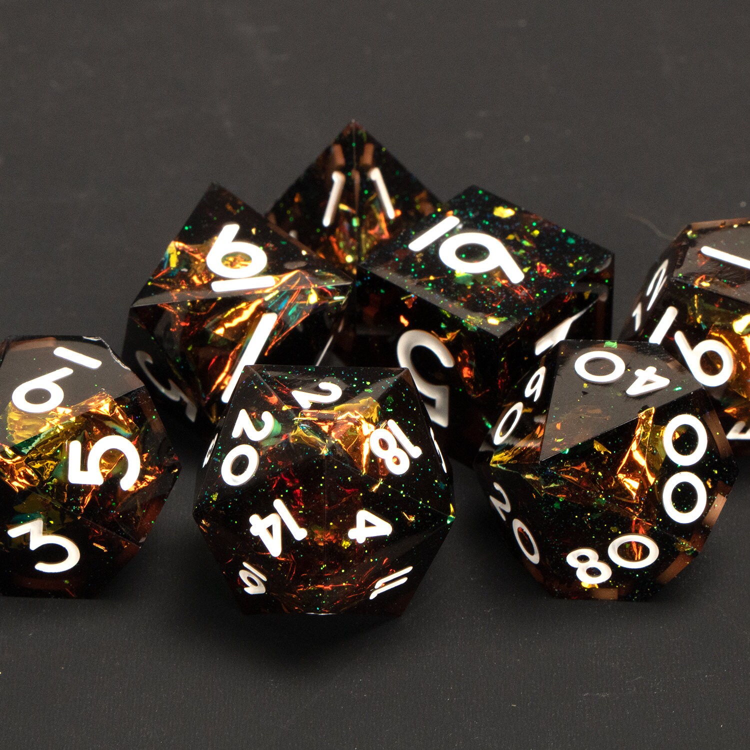 Resin dnd dice set / dungeons and dragons / d&d dice / Etsy