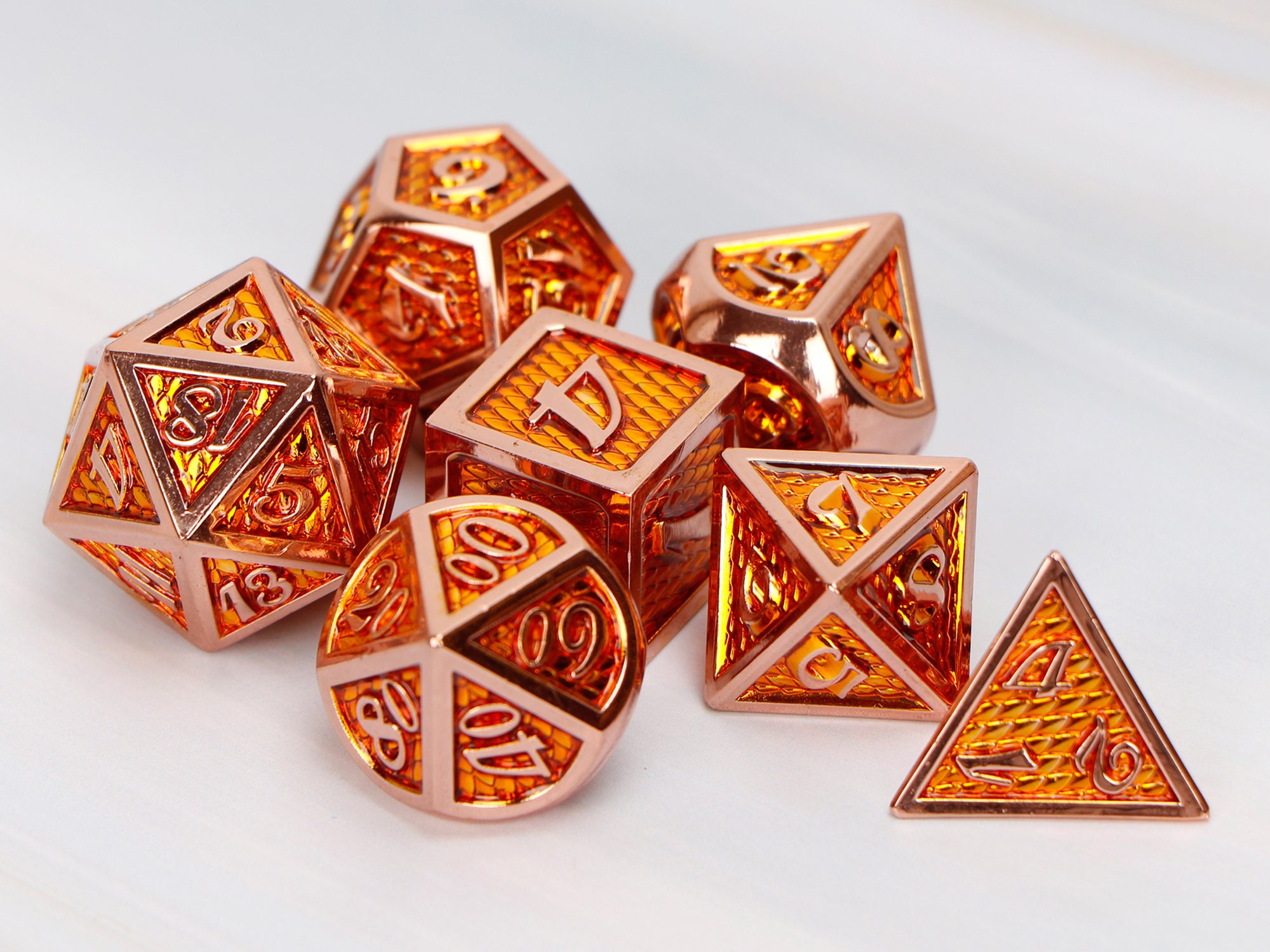Dnd dice / metal dice set / dungeons and dragons / d&d dice / Etsy