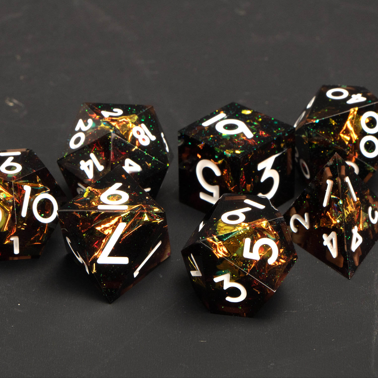Resin dnd dice set / dungeons and dragons / d&d dice / Etsy