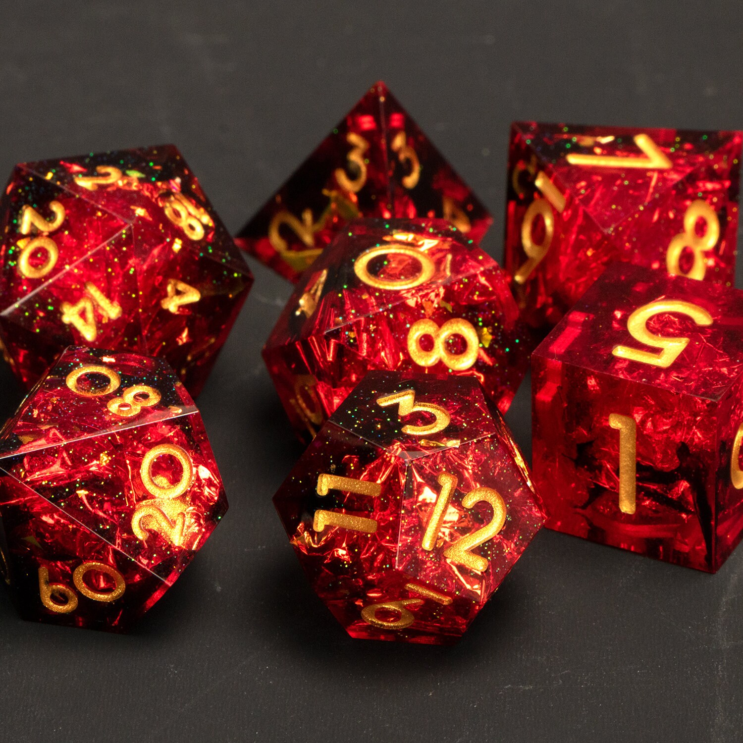 Resin Dnd Dice Set / Dungeons and Dragons / D&d Dice / Etsy UK