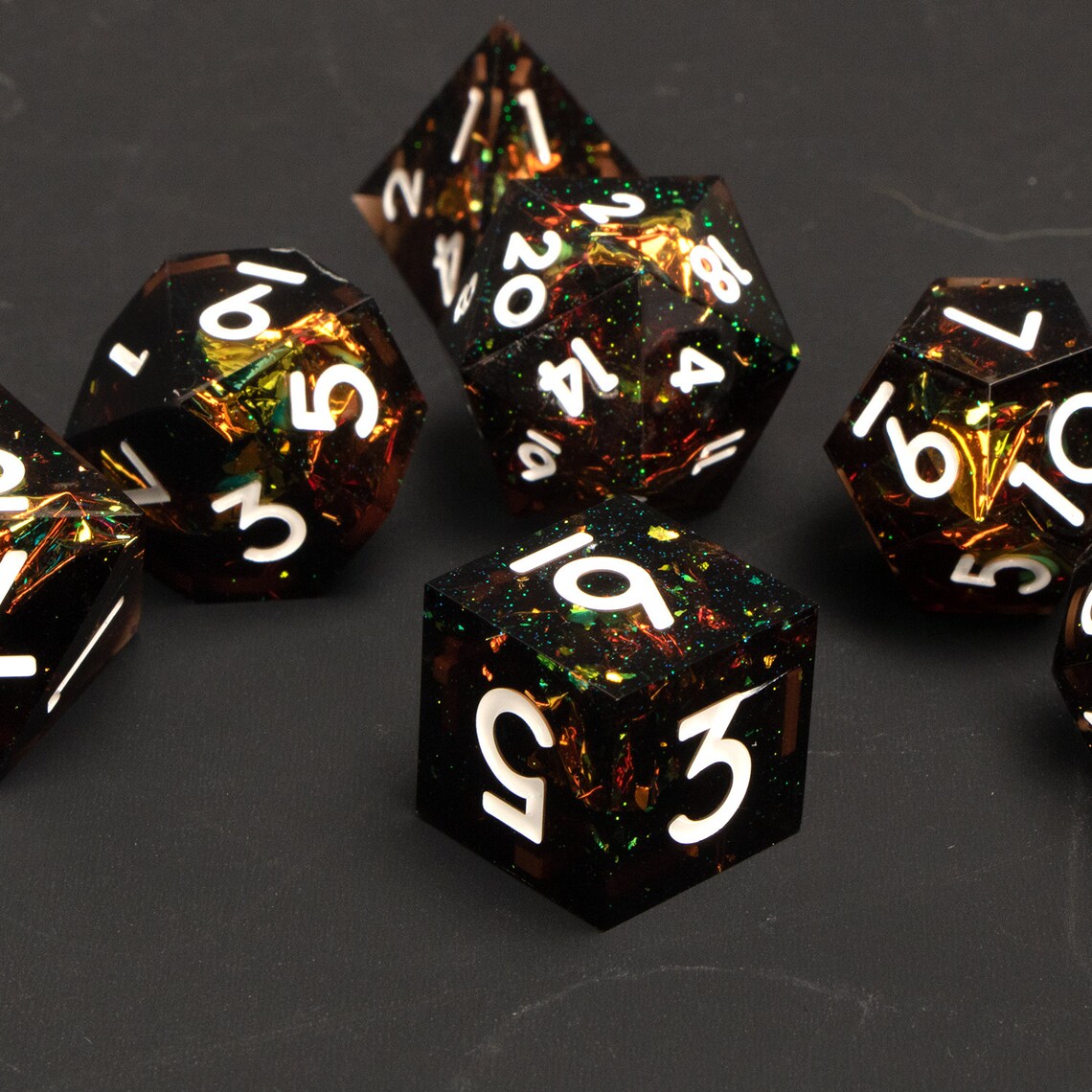 Resin dnd dice set / dungeons and dragons / d&d dice / Etsy