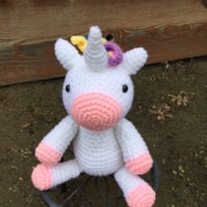 Crochet Unicorn - Unicorn Stuffed Animal