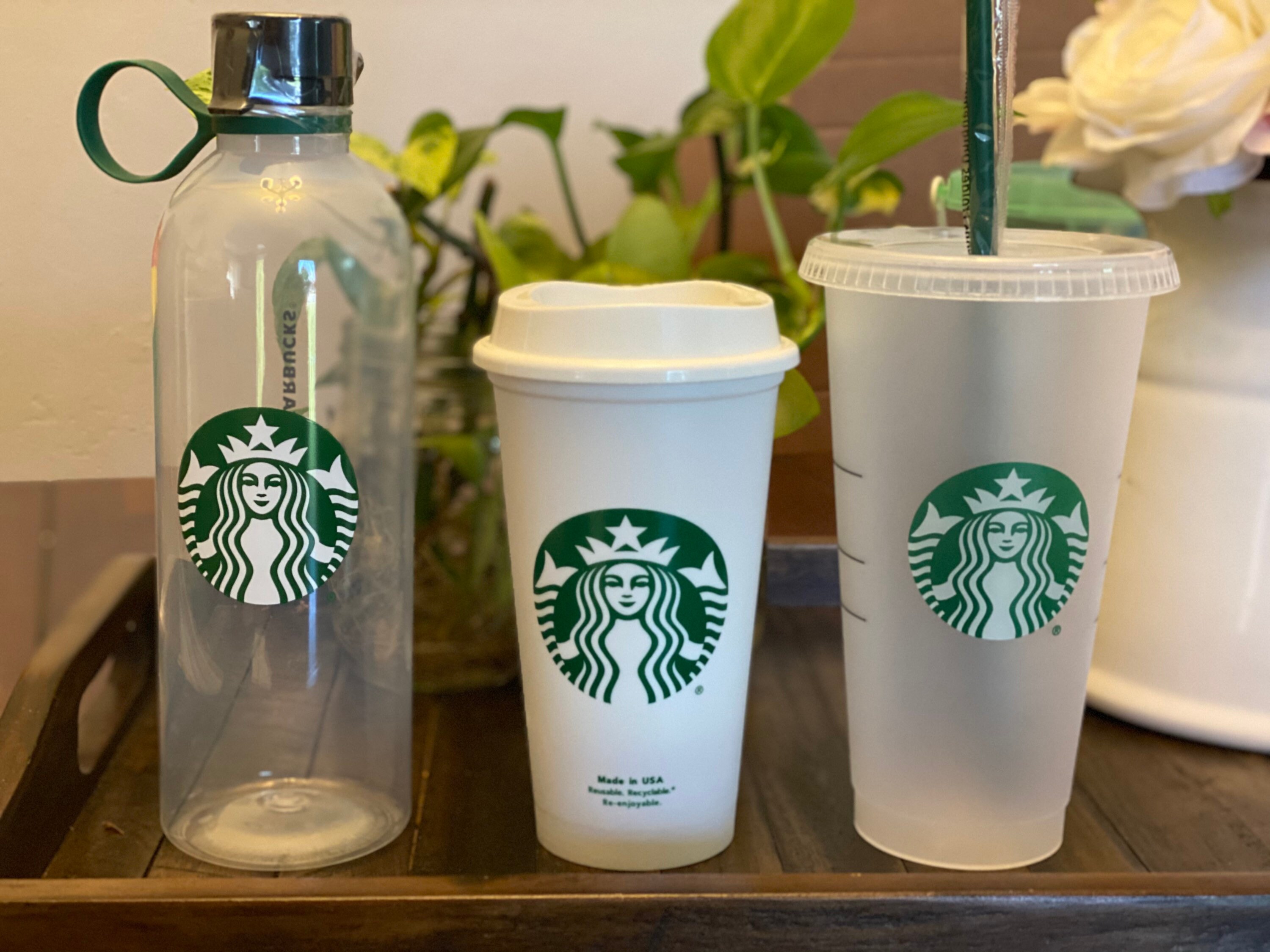 Starbucks Reusable Cups Starbucks Cold Cup Starbucks water Etsy
