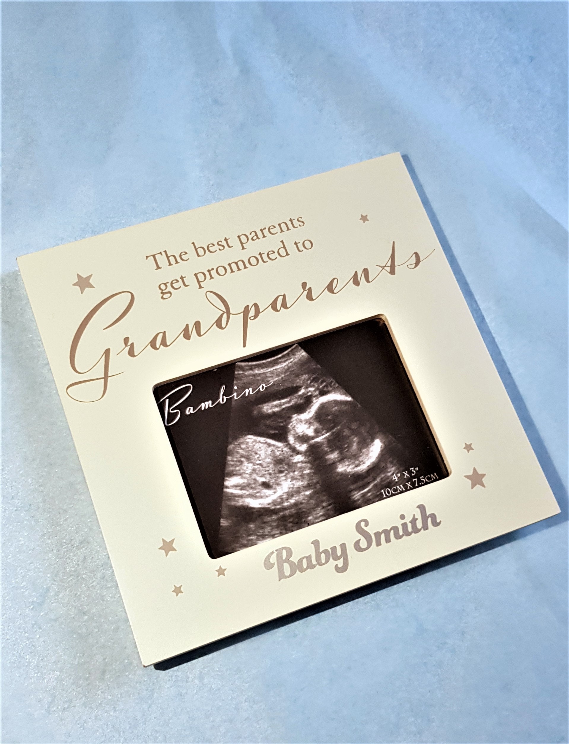 Personalised Grandparents Scan Photo Frame/baby Etsy
